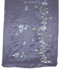 Embroidered Silk Scarves